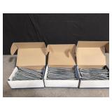 Three full boxes of 1/4 x 6 Lag Bolts