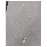 17' sterling silver chain Italy and Trinity