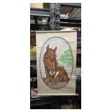Painted/Printed Burlap Horse Banner 20' x 34'