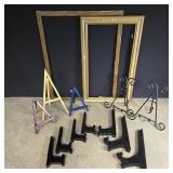 Two picture frames 20 1/2' x 17 1/2' and 20' x