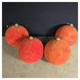 Vintage Velvet Christmas balls