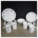 Corelle dish set for four