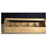 Wooden caddy box 27' w x 9' d x 9' h