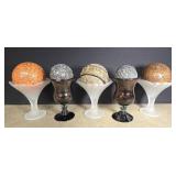 Decorative balls and stands