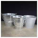 Tin pails/containers