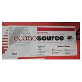 EconoSource 8 1/2' x 14' box lot of paper, white