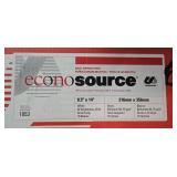 EconoSource 8 1/2' x 14' box lot of paper, white