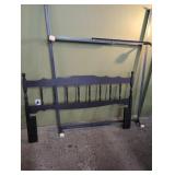 Headboard and metal frame. 60'w x 36'h