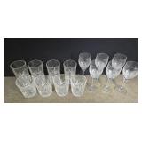Crystal glasses and stemware