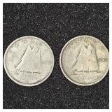 Canadian dimes 1940, 1943
