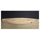 Beaver wooden canoe 24' long