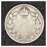 Canadian dime, unknown year