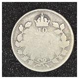 Canadian dime, unknown year