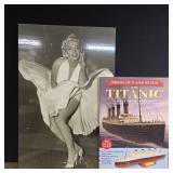 Marilyn Monroe picture on wood 19' x 13' and