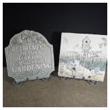 Garden plaques
