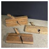 Vintage wooden planers