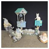 Outdoor resin lawn ornaments