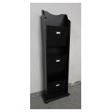 Large wooden file holder 11' w x 5' d x 38' h