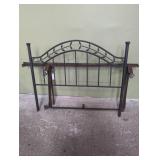 Bed frame and metal headboard - Headboard is 53'