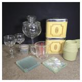 Vintage Coffee/Tea canisters, Tupperware