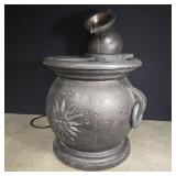 Plastic/resin water fountain, cannot guarantee
