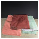 Plastic tub with woolen blankets