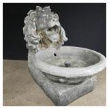 Resin lion fountain 21' high