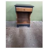 Bedside table grey/brown. 18'w x 16'd x 25' h