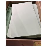 6 loose bundles of aprox 500 green 8 1/2' x 14'