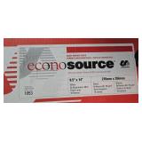 EconoSource 8 1/2' x 14' box lot of paper, white