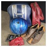 Bowling ball and size 9? bowling shoes