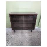 MCM glass door cabinet 36' w x 12' d x 30' h