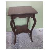 Vintage wooden side table 21' square x 30' h