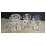 Pretty cut glass pieces