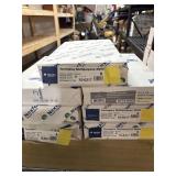 7 bundles of 500 in each of yellow 8 1/2' x 14'