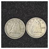 Canadian dimes 1940, 1942