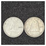 Canadian dimes 1943, 1944