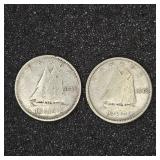 Canadian dimes 1943, 1945