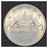 Canadian 1972 dollar coin