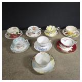Assorted tea cups - Royal Albert, Prussia, Solian