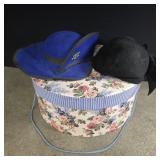 Hat box with hats