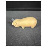 Vintage pig novelty lighter with nostril flames,