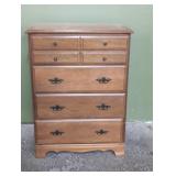 DeFehr wooden 4 drawer dresser  29' w x 17' d x