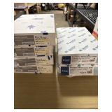 4 bundles of 500 in each of buff and 2 bundles of