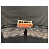 2 tin planters 14' w x 8' d x 7' h and VW small