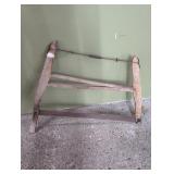 Vintage wooden buck saw