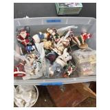 Large lot of Christmas Decor, Figurines, Santa