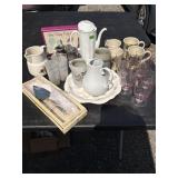 Assorted Pitchers, Glasses, Mugs