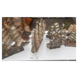 Box of Handcrafted Model Ships