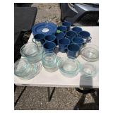 Pyrex - Glazed Enamel Dinner Set